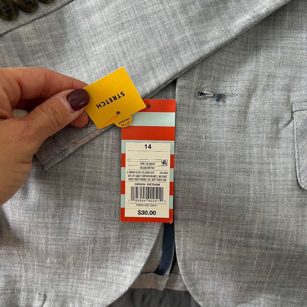 Boys Cat and Jack spring suit jacket